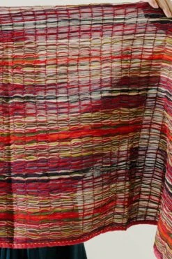 Sunira Designs Multicoloured Handwoven Chanderi Stole -Inca Sales Store 197sun39 6