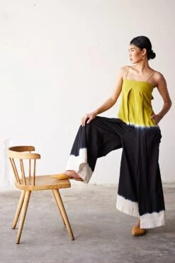 Khara Kapas Lime Green Ombre Jumpsuit 10 Khara Kapas Lime Green Ombre Jumpsuit -Inca Sales Store 19923kk2 4