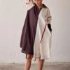 Khara Kapas Off White And Grey Shirt Dress -Inca Sales Store 19923kk40 1
