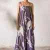 Khara Kapas Cool Grey Lino Print Jumpsuit -Inca Sales Store 19923kk6 1