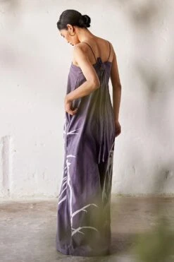 Khara Kapas Cool Grey Lino Print Jumpsuit -Inca Sales Store 19923kk6 3