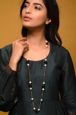 Maisara Amethyst Pearl Necklace