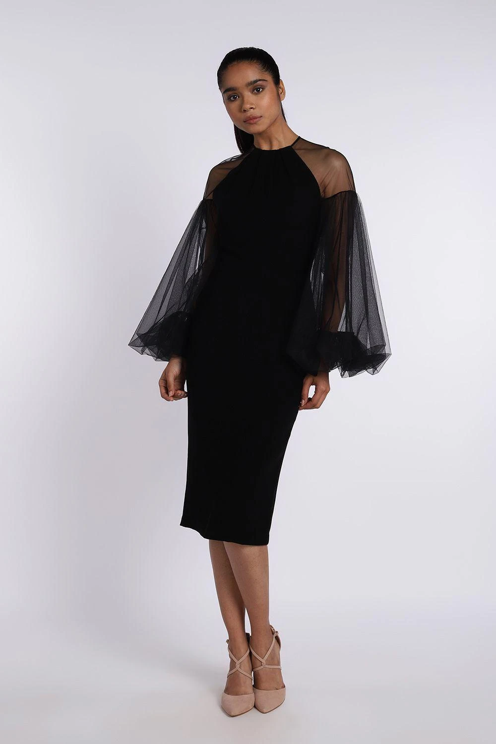 Gauri & Nainika Round Neck Pencil Dress 3 Gauri & Nainika Round Neck Pencil Dress