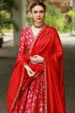 Punit Balana Surkh Laal Floral Anarkali Set -Inca Sales Store 20042023pb01 4