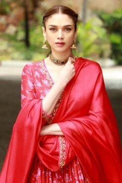 Punit Balana Surkh Laal Floral Anarkali Set -Inca Sales Store 20042023pb01 5