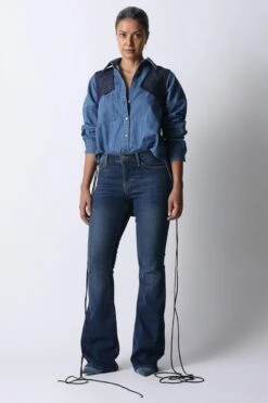 431-88 By Shweta Kapur Classic Blue Den Shirt