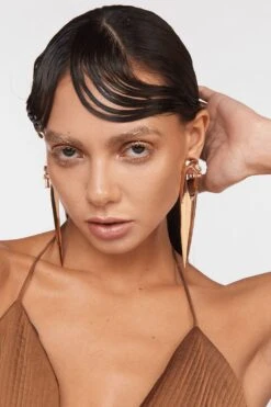 Outhouse Gold Gavi Spicule Earrings -Inca Sales Store 2007ot25 3