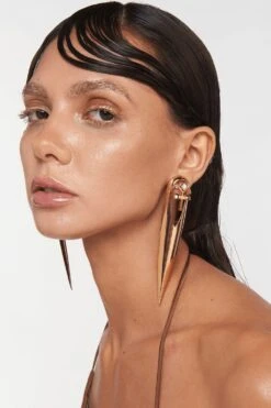 Outhouse Gold Gavi Spicule Earrings -Inca Sales Store 2007ot25 5