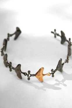 Outhouse Dual Tone Gunmetal Choker -Inca Sales Store 2007ot29 4