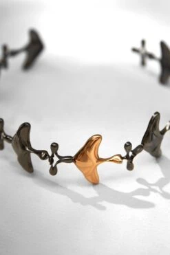 Outhouse Dual Tone Gunmetal Choker -Inca Sales Store 2007ot29 5