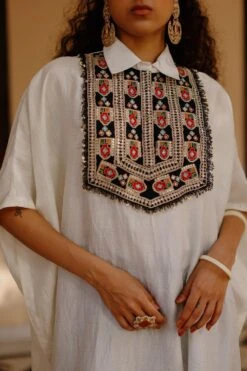 Avacara White Marodi Work Kaftan Set -Inca Sales Store 201023ap1 3