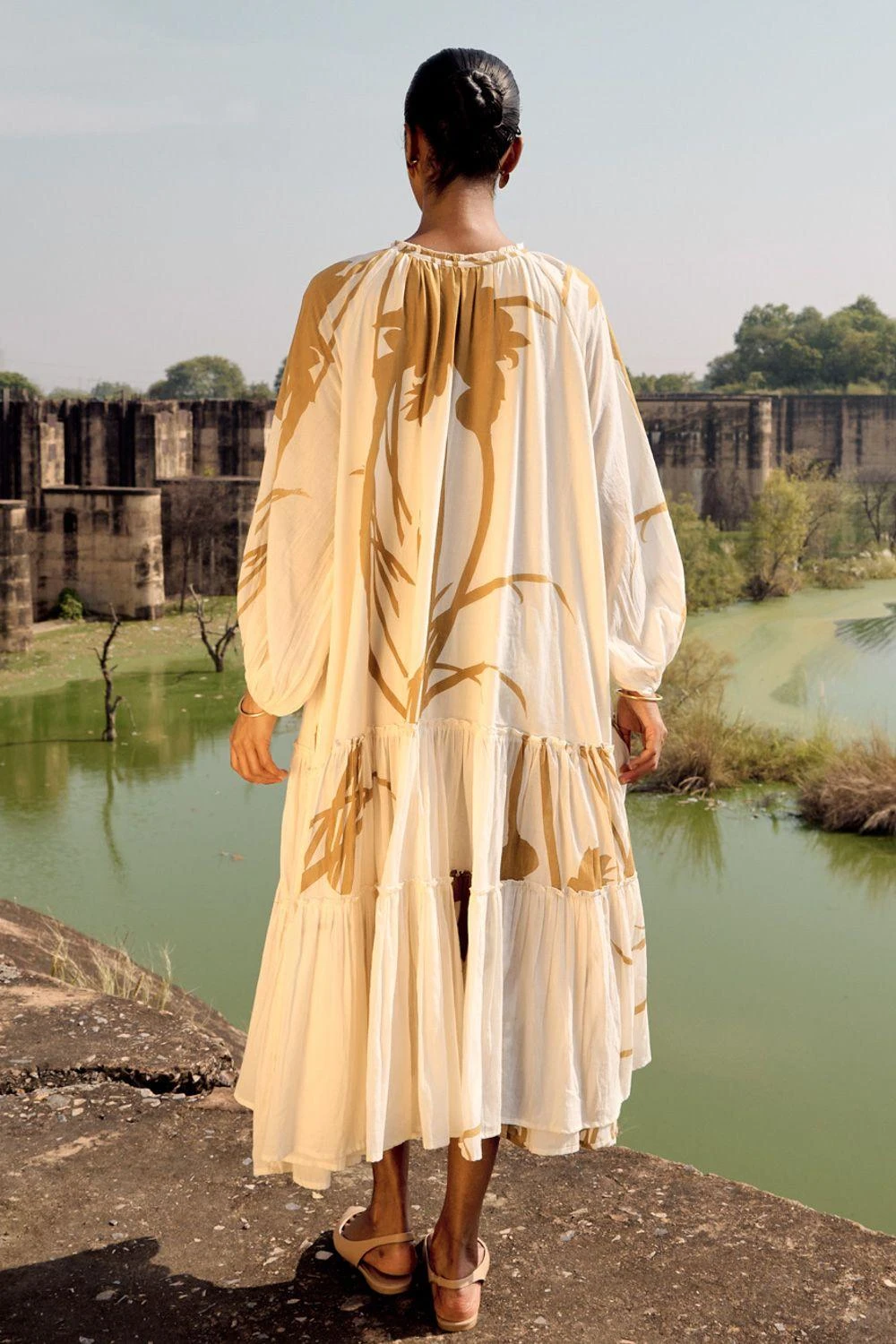 Khara Kapas Canary Dress 6 Khara Kapas Canary Dress - Image 4