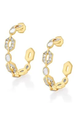 Isharya Elegant Mirror Magic Hoop Earrings -Inca Sales Store 201223ia22 2