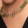 Isharya Exquisite Emerald & Diamond Necklace -Inca Sales Store 201223ia46 1
