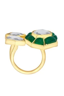 Isharya Majestic Emerald Unveiling Ring 7 Isharya Majestic Emerald Unveiling Ring -Inca Sales Store 201223ia62 3