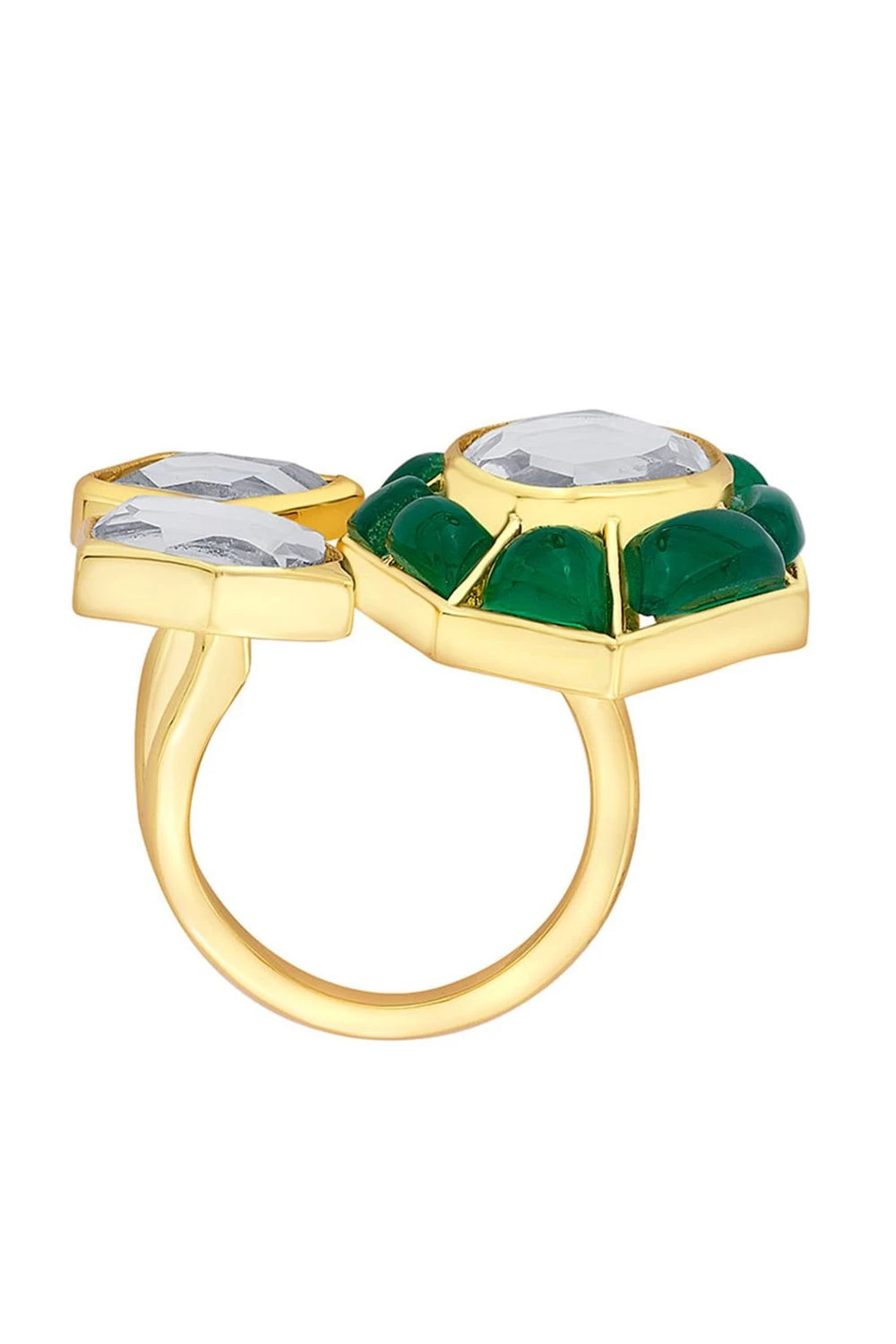 Isharya Majestic Emerald Unveiling Ring 5 Isharya Majestic Emerald Unveiling Ring - Image 3