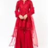 Asira Red Embellished Sharara Set -Inca Sales Store 2012asr4 1