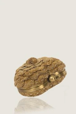 Doux Amour Isa Beaded Golden Heart Clutch -Inca Sales Store 2012dou2 4