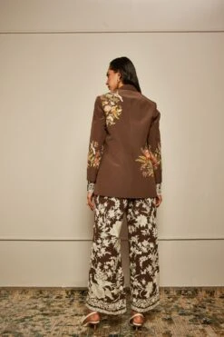 PATINE Mouse Grey Silk Crepe Jacket -Inca Sales Store 204pa16 4