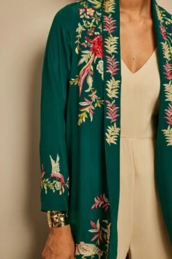 PATINE Emerald Green Embroidered Shrug -Inca Sales Store 204pa5 3