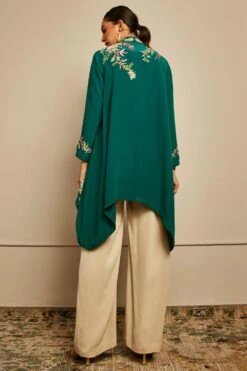 PATINE Emerald Green Embroidered Shrug -Inca Sales Store 204pa5 4