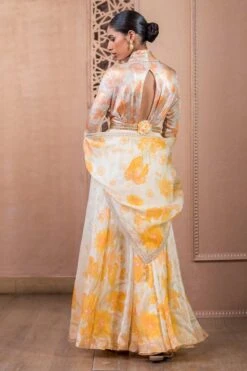 Tarun Tahiliani Sunset Handpainted Anarkali Set -Inca Sales Store 20623tt21 3