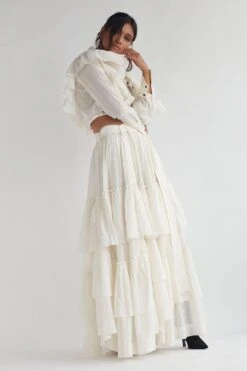 Chola Double Layered Crop Shirt -Inca Sales Store 206cho4 2