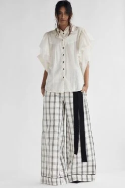 Chola White Frill Shirt