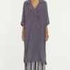 Three Grey Overlap Kaftan Co-ord Set With A Scarf 1 Three Grey Overlap Kaftan Co-ord Set With A Scarf -Inca Sales Store 208three25 1