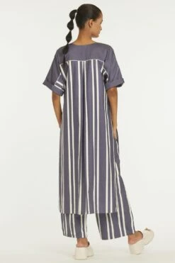 Three Grey Striped Kaftan Set 7 Three Grey Striped Kaftan Set -Inca Sales Store 208three6 3
