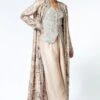 Anamika Khanna Pale Pink Embroidered Long Jacket Set