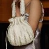 Lovetobag Ivory Nora Potli Bag