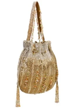 Lovetobag Gold Nora Potli Bag -Inca Sales Store 209lb114 3