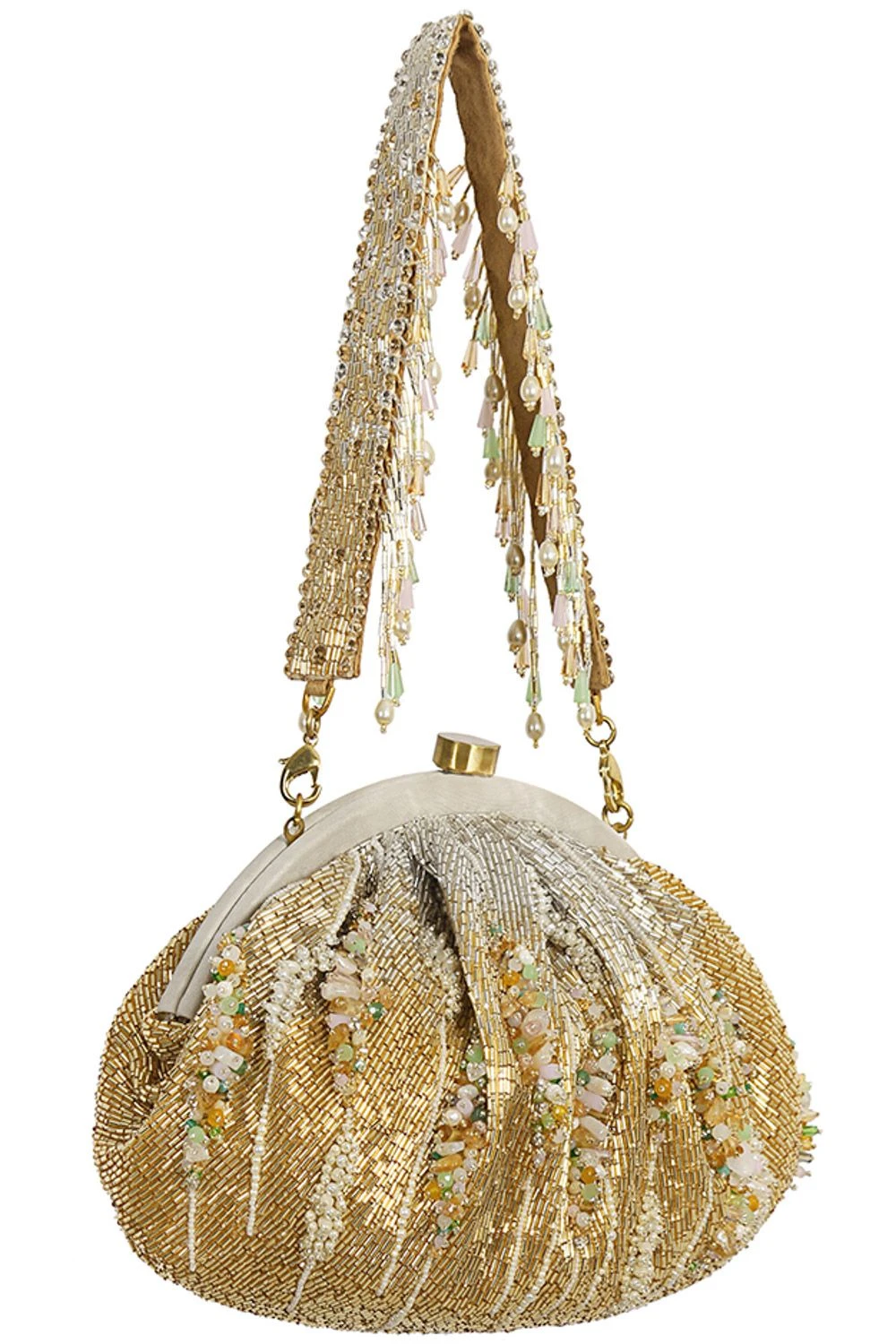 Lovetobag Nora Peerless Gold Clutch 5 Lovetobag Nora Peerless Gold Clutch - Image 3