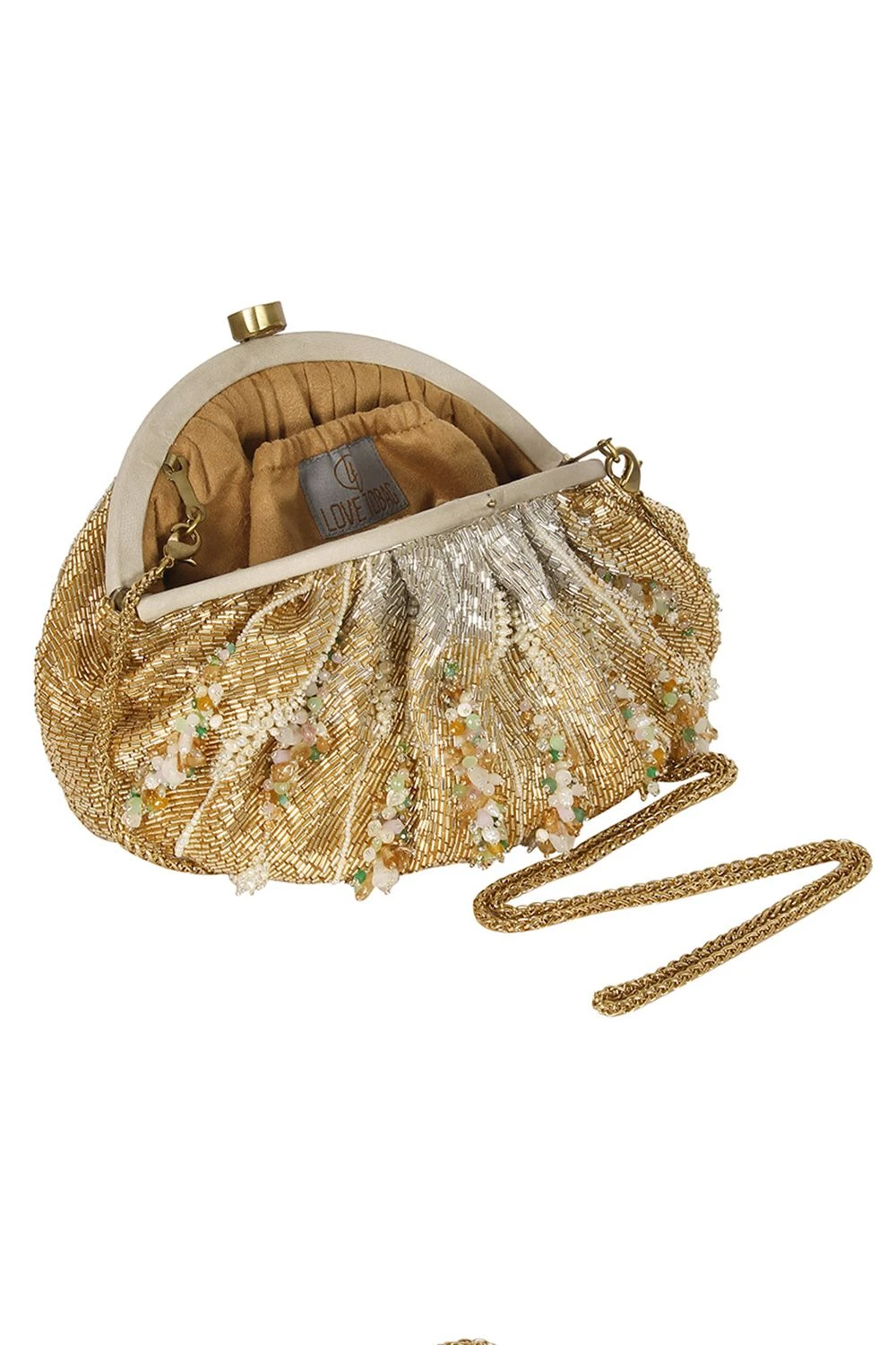 Lovetobag Nora Peerless Gold Clutch 6 Lovetobag Nora Peerless Gold Clutch - Image 4
