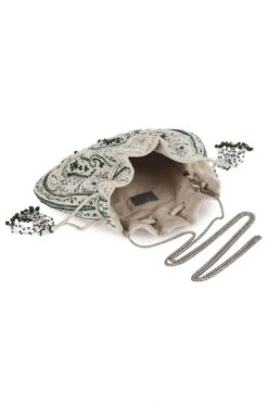 Lovetobag Bijoux Ivory & Emerald Pouch 10 Lovetobag Bijoux Ivory & Emerald Pouch -Inca Sales Store 209lb31 4