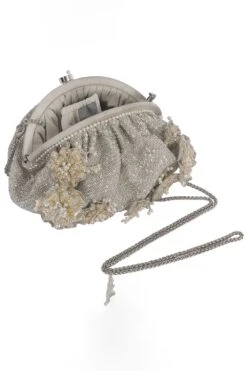 Lovetobag Silver Esme Clutch -Inca Sales Store 209lb65 4