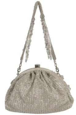 Lovetobag Silver Esme Clutch -Inca Sales Store 209lb65 5