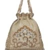 Lovetobag Kaleen Hand Embroidered Gold Potli 1 Lovetobag Kaleen Hand Embroidered Gold Potli -Inca Sales Store 209lb83 1
