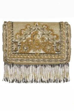 Lovetobag Kaleen Gold Flapover Clutch 8 Lovetobag Kaleen Gold Flapover Clutch -Inca Sales Store 209lb85 2