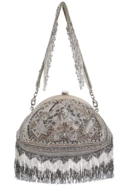 Lovetobag Kaleen Silver Hand Embroidered Potli -Inca Sales Store 209lb87 3