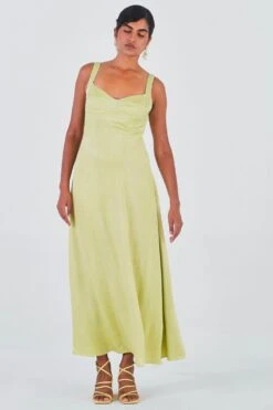 Little Things Green Chandni Slip Dress