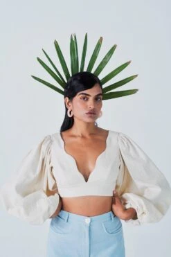 Little Things Off White Kumudini Crop Top 8 Little Things Off White Kumudini Crop Top -Inca Sales Store 209lt30 3
