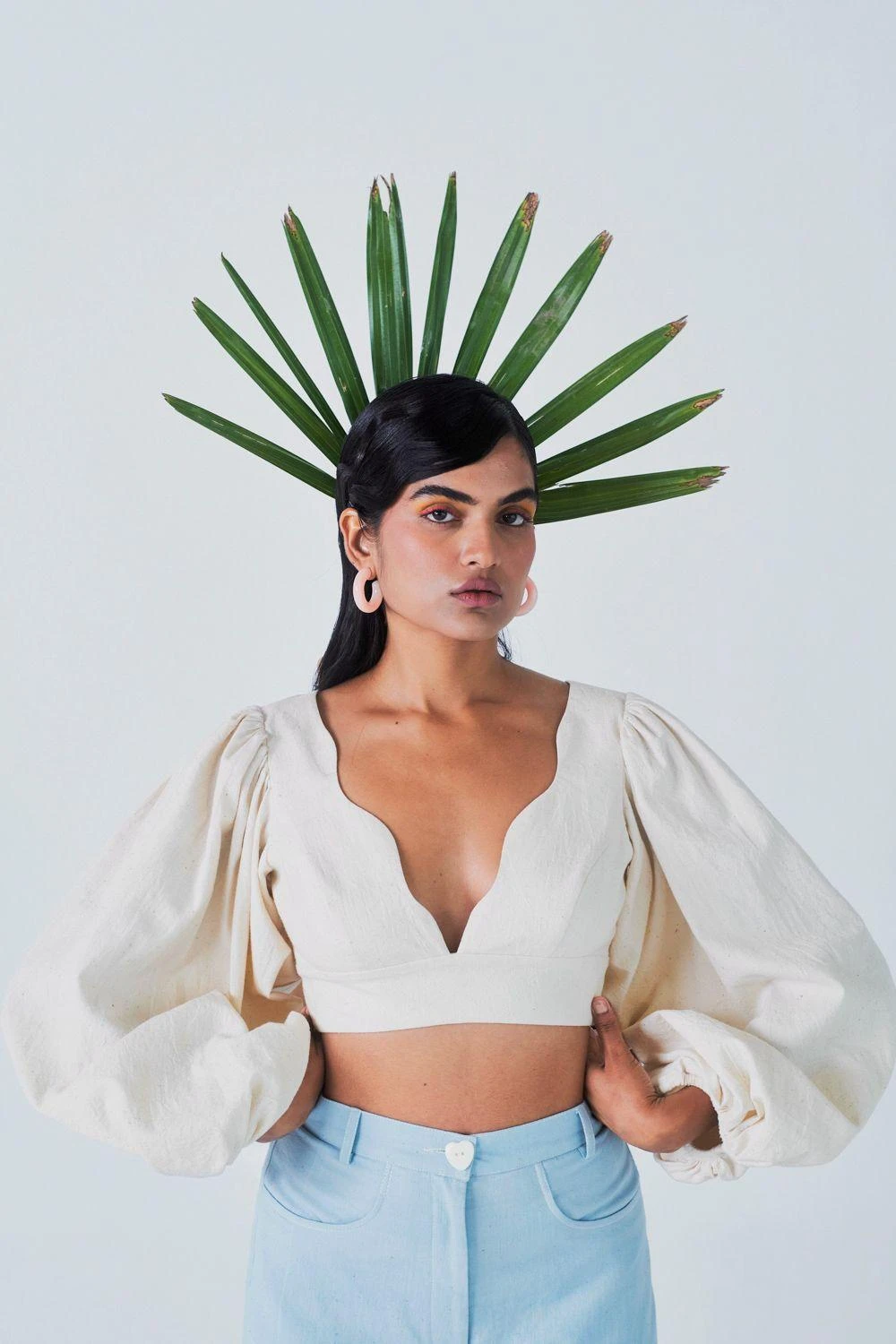 Little Things Off White Kumudini Crop Top 5 Little Things Off White Kumudini Crop Top - Image 3