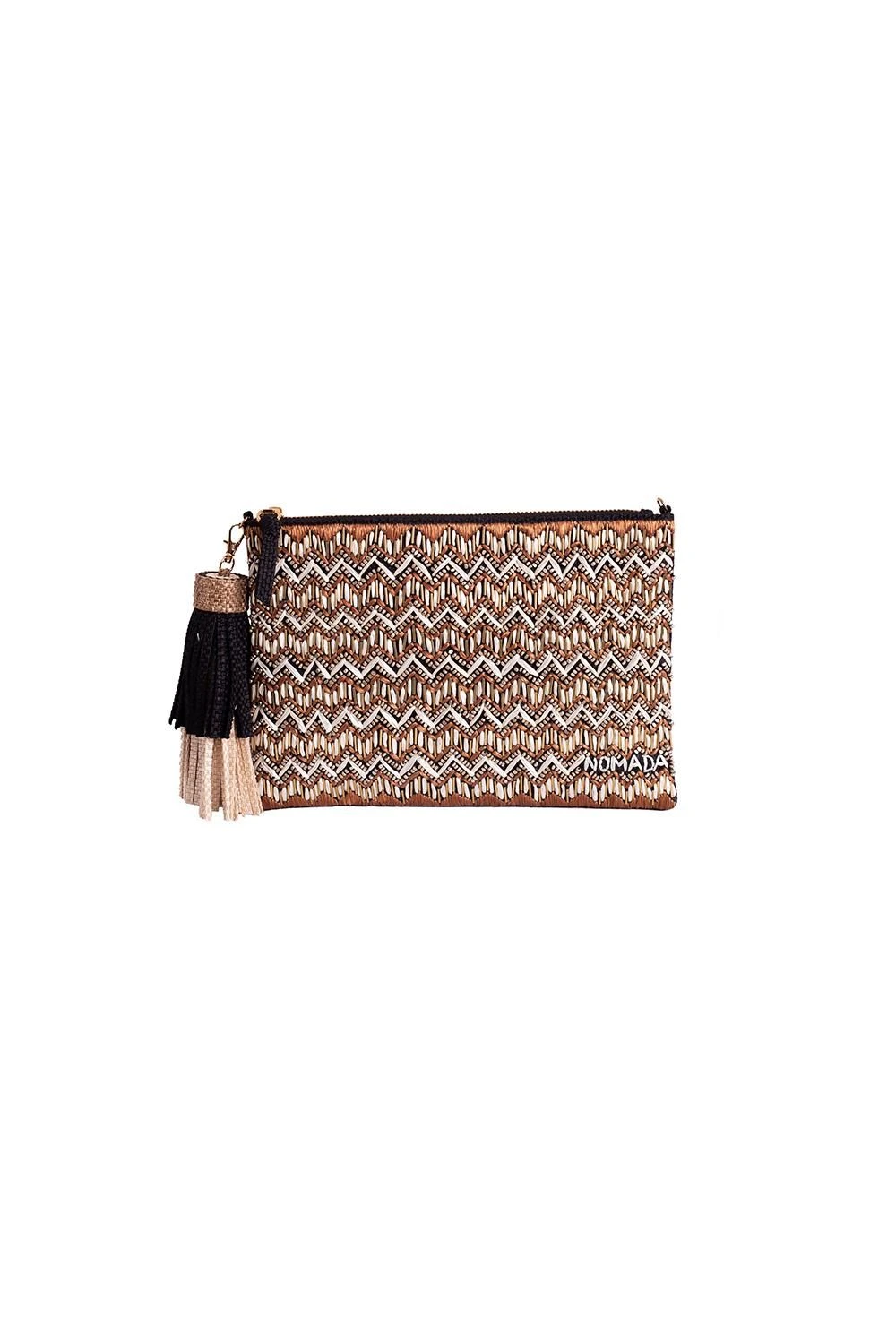 Nomada Chevron Beaded Clutch 3 Nomada Chevron Beaded Clutch