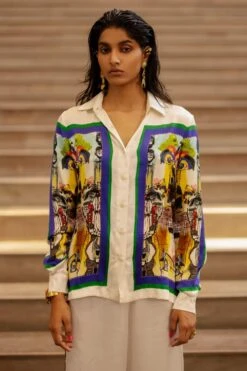 AK-OK By Anamika Khanna Graphic Print Co-ord Set -Inca Sales Store 2108akok129 4