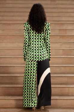 AK-OK By Anamika Khanna Geo Print Blazer Set -Inca Sales Store 2108akok190 5