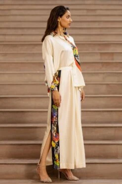 AK-OK By Anamika Khanna Graphic Printed Shirt With Lungi Skirt 9 AK-OK By Anamika Khanna Graphic Printed Shirt With Lungi Skirt -Inca Sales Store 2108akok206 3