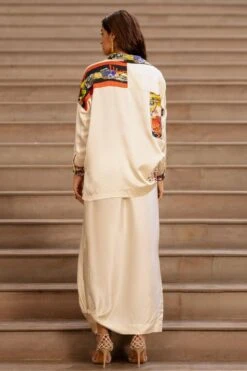 AK-OK By Anamika Khanna Graphic Printed Shirt With Lungi Skirt 11 AK-OK By Anamika Khanna Graphic Printed Shirt With Lungi Skirt -Inca Sales Store 2108akok206 5