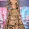 Aisha Rao Antique Gold Embellished Lehenga Set 1 Aisha Rao Antique Gold Embellished Lehenga Set -Inca Sales Store 2110lfw7 1